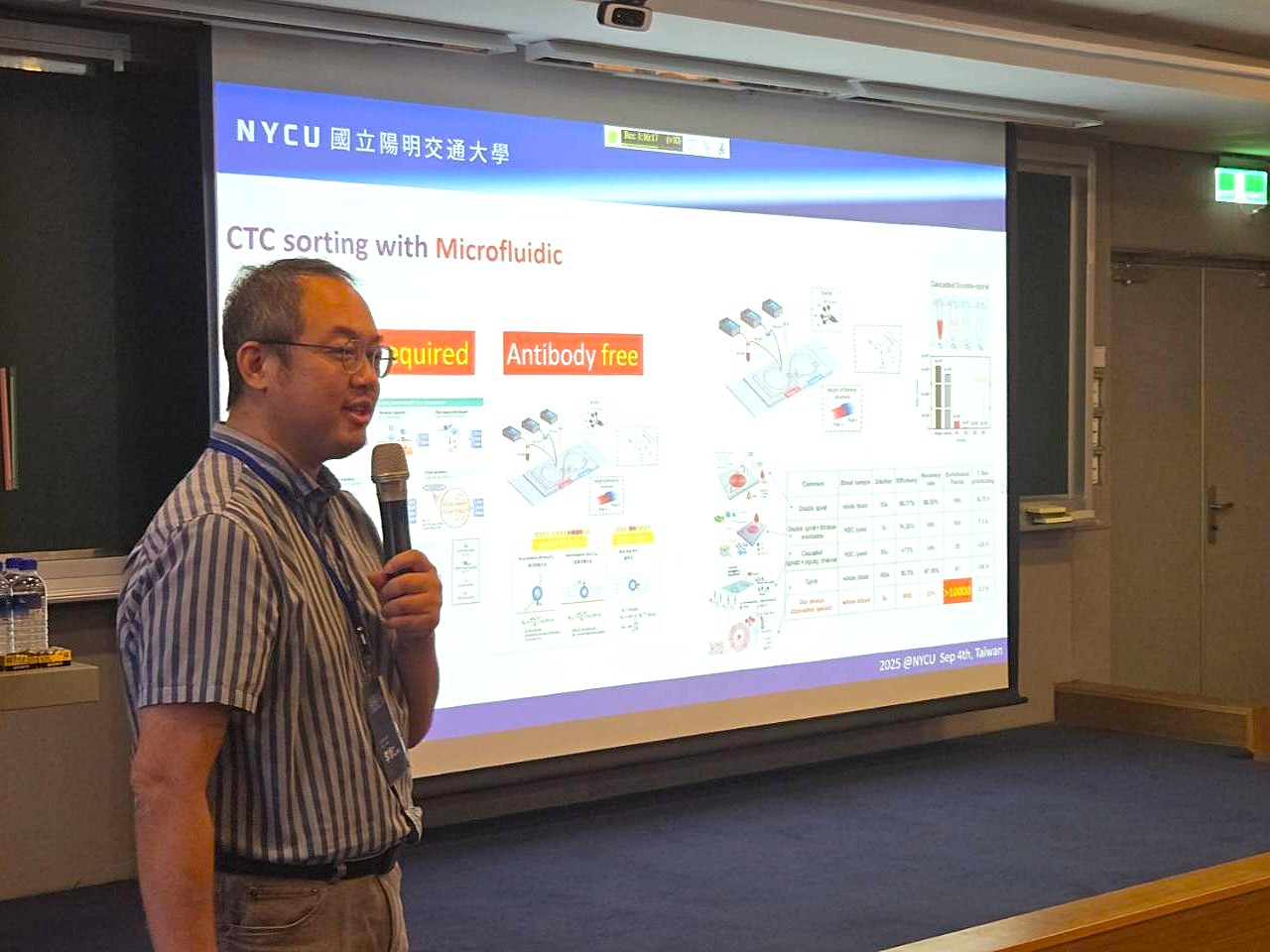 陽明交大生醫工程研究所李博仁教授帶領大家認識微流體晶片之生醫應用